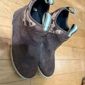 Men's Brown Camouflage Ankle Boots